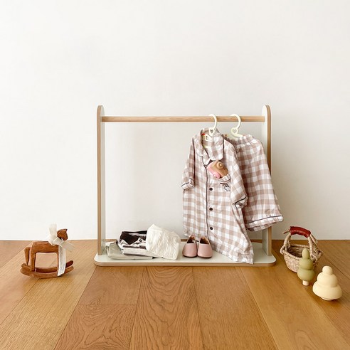 좁은 공간, 깔끔한 정리! 심플룸 라디 아기 행거로 옷장 고민 해결!