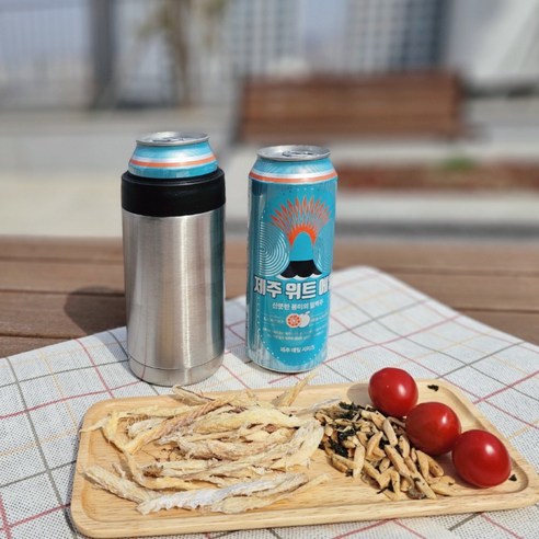 탑하우스 소주 맥주 보냉 아이싱 캔쿨러, 맥주캔(대)473ml, 2개