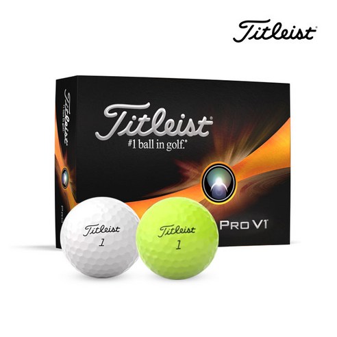 아쿠쉬네트코리아 2023 NEW 타이틀리스트 PRO V1 V1X 골프공 12알 1더즌, Pro V1X White, 12개입, 1개