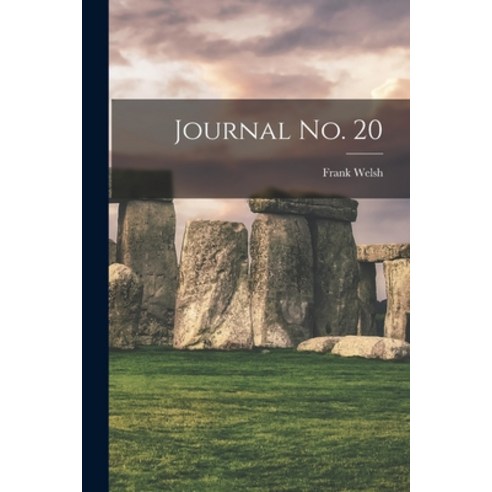 (영문도서) Journal No. 20 Paperback, Hassell Street Press, English, 9781014053671