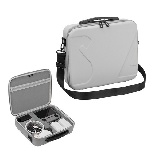 써니라이프 DJI 플립 콤보케이스(PU Leather Ver.) 드론가방 악세사리(드론 미포함), 그레이, 1개