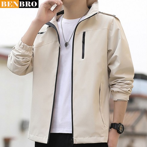 간절기 활동을 위한 필수품: [벤브로] 남성용 바람막이 자켓