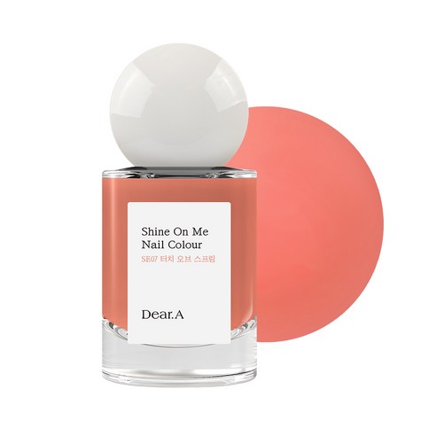 [Dear.A] 디어에이 샤인 온 미 네일 컬러, SE07 터치 오브 스프링, 1개, 11ml