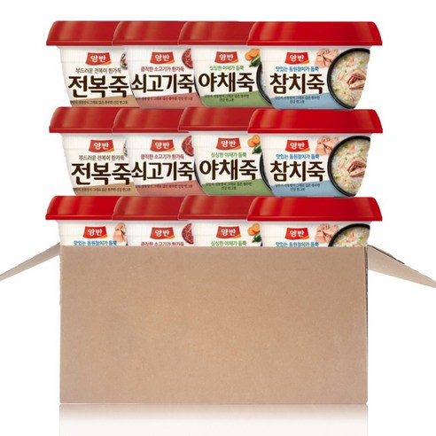 올따옴기획 동원죽285g(쇠고기+야채+전복+참치) x 3개씩, 올따옴기획 동원죽(쇠고기+야채+전복+참치) x 3개씩