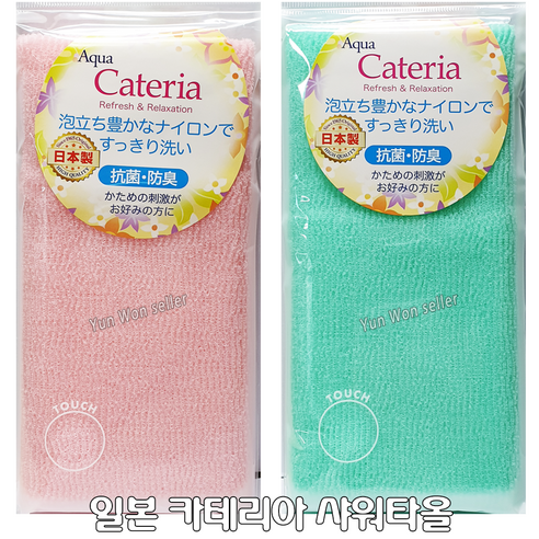 타츠네 샤워타월 TP-005, 카테리아샤워타올, 1개입, 1개
