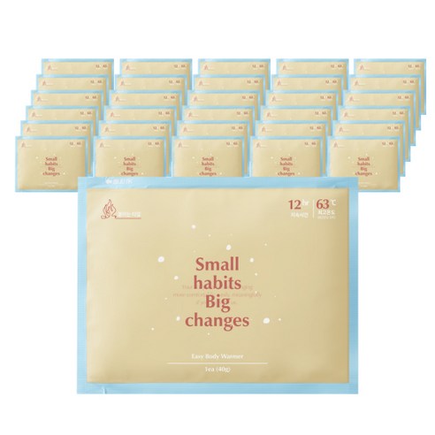 소소이지 이지 붙이는 핫팩 선물용 40g, 30개