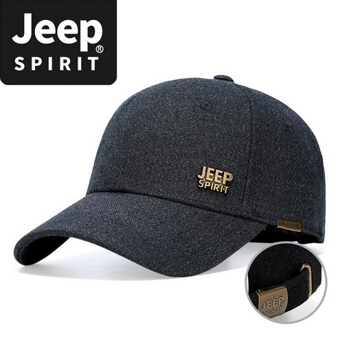 JEEP SPIRIT 스포츠 캐주얼 야구 모자 CA0152 A0602 + 전용 포장, 가을,겨울, 그레이