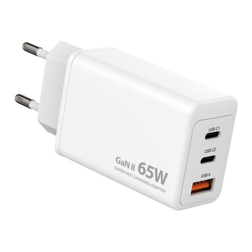 몬스터라이트 GaN2 PD 65W 초고속 충전기 3포트 멀티 어댑터, 1개