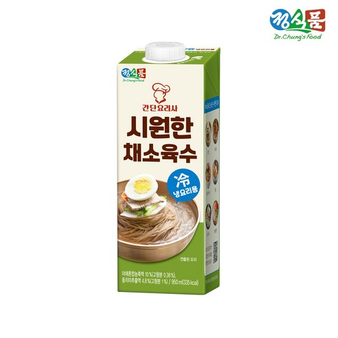 정식품 간단요리사 시원한 채소육수 950ml, 3개