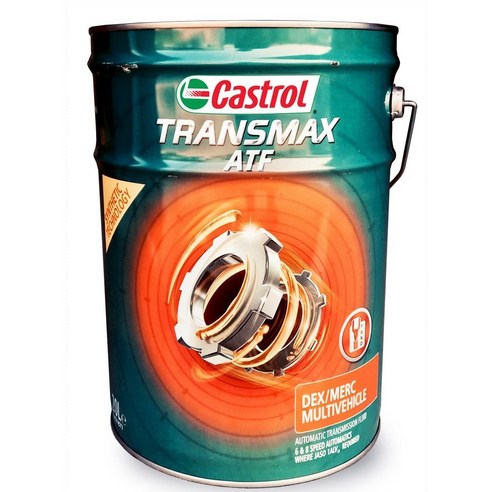 캐스트롤 트랜스맥스 Castrol Transmax ATF DEX MERC 20L 6 8단 자동미션오일, 2통, 2개 미션오일atf