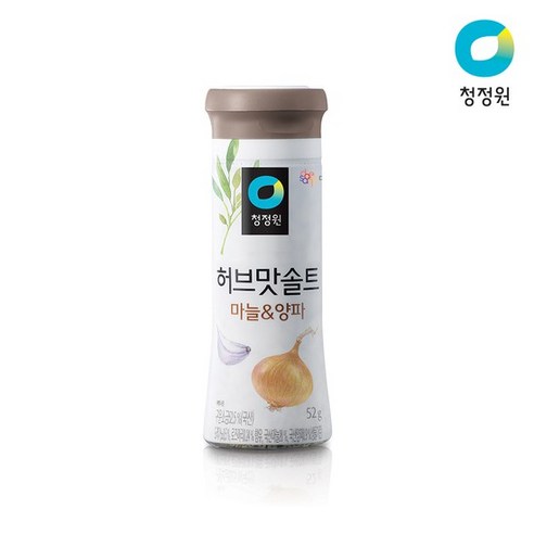 청정원 허브맛솔트 – 마늘 & 양파 52g, 1개 
가루/조미료/오일