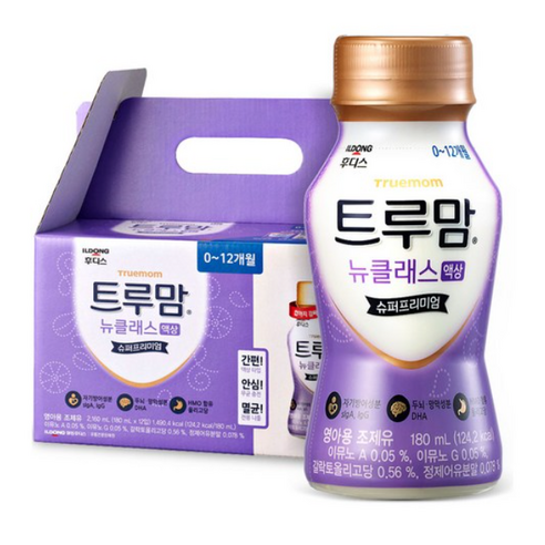 일동후디스 트루맘 뉴클래스 액상분유 1단계 180ml, 180ml, 6개 180ml × 6개, 개당 용량 × 총 수량 섬네일