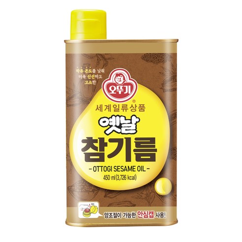 오뚜기 옛날 참기름 450ml, 1개