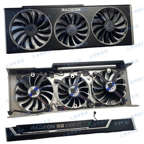 MERC 그래픽 비디오 카드용 쉘 팬 XFX RX6900XT 스피드스터, 01 1Set RX6700XT Best Top5