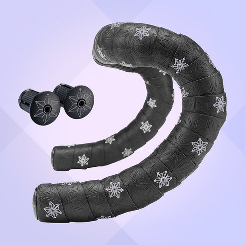 수파카즈 갤럭시 자전거 바테이프, 블랙/화이트 (BT-57), 1개
