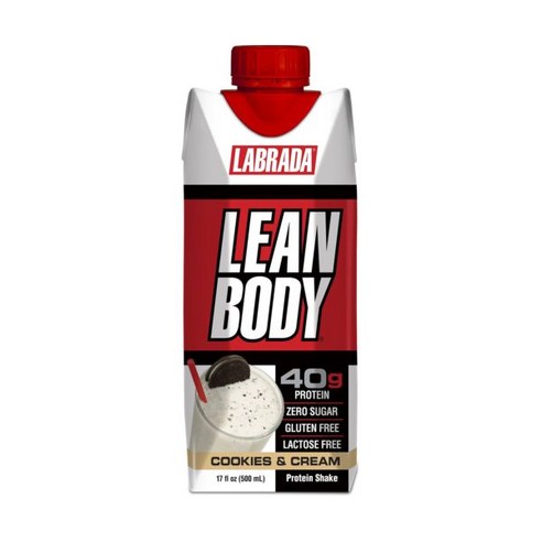 LABRADA - Lean Body Ready to Drink Protein Shake Convenient On-The-Go Meal Grams 815509, 1개