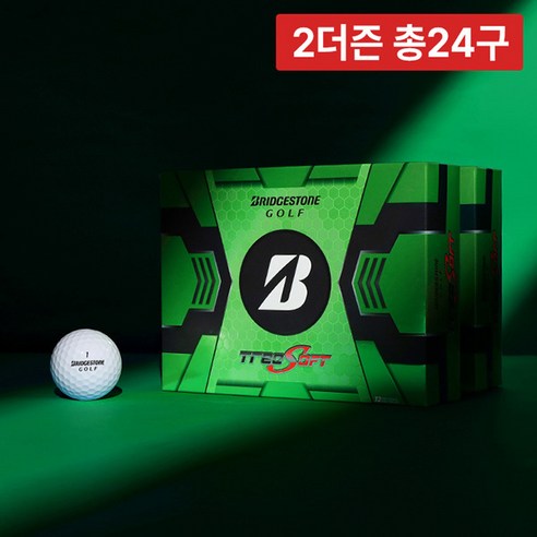 [2더즌 총24구] 브리지스톤 NEW 트레오 2피스 비거리 고반발 장타 골프공, 2세트, 12개입, 화이트