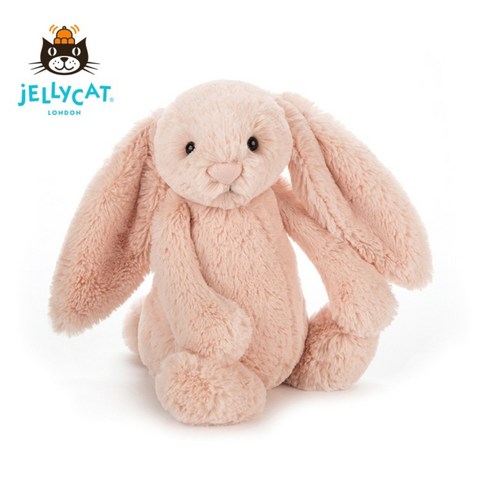 젤리캣 애착인형 Bashful blush bunny 버니 토끼 인형 S M L XL, 18cm (S), 라이트 핑크