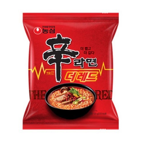 신라면 더 레드 125g, 32개