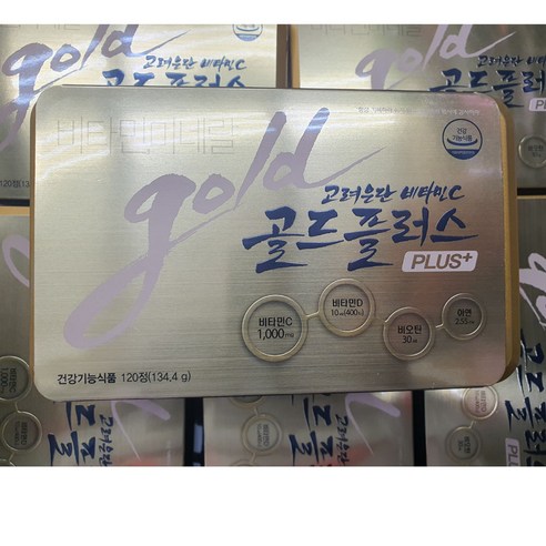 고려은단 비타민C 골드플러스 1120mg x 120정 4개월분 비타민D 비오틴 아연, 단일옵션, 1개, 134.4g