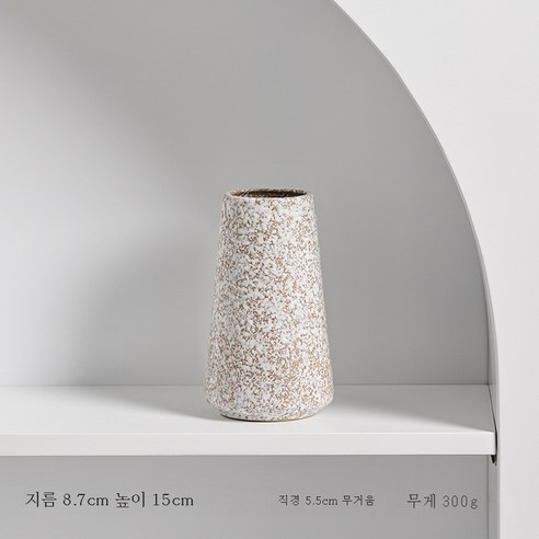 DFMEI 도자기 화병 드라이 플레이어 신중식 거실 현관 홈 소품, DFMEI화이트포인트215, 하나