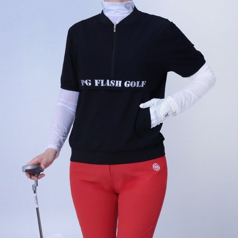 투솜 여성골프티셔츠 여자골프티셔츠 여름골프반팔티셔츠 PG 냉감 반팔 골프티셔츠 여름 쿨감 빅사이즈 신축성 기능성 바람막이 아노락