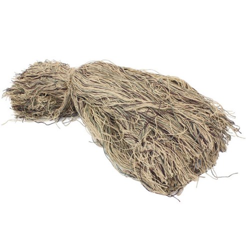 Ghillie 슈트 스레드는 사냥을위한 자신의 Ghillie 슈트 투명도를 만들기위한 경량 유니섹스 바지 CS 슈팅 할로윈, 사막 위장, {"사이즈":"60CM"}, {"수건소재":"폴리에스터"}