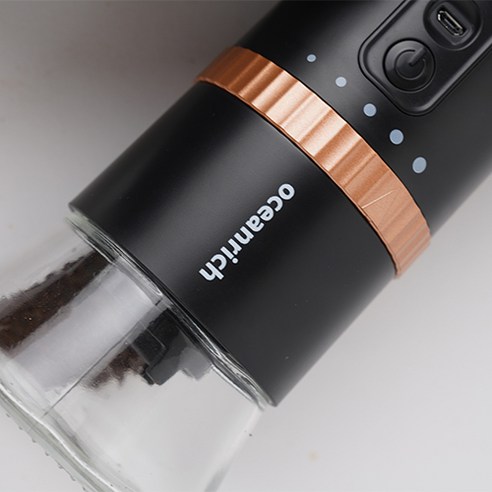 오션리치 전동 커피 원두 그라인더: 커피 애호가를 위한 완벽한 그라인더