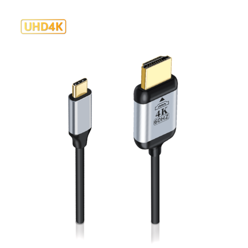 USB C 타입 HDMI 변환 미러링 케이블 4K 60Hz 삼성덱스 맥북호환 180CM, 1개