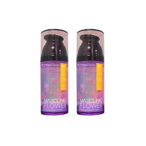 맥스클리닉 퓨리파잉 플라워 오일 폼 110g 2개, 맥스클리닉 퓨리파잉 플라워 오일 폼 11
