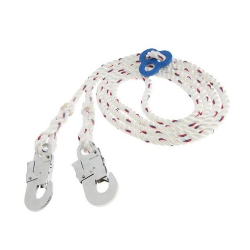 13mm 직경 등반 나무 수목 재배자를 위한 길이 300cm Snaphook 끝을 가진 가을 보호 밧줄, 무작위 컬러, 폴리 프로필렌