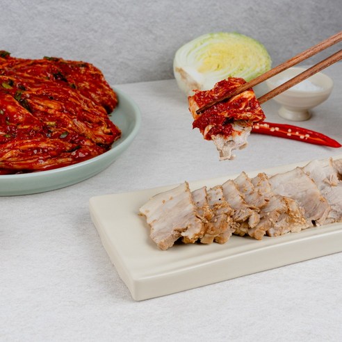 맛있는 전라도 백곡김치 수육 김치