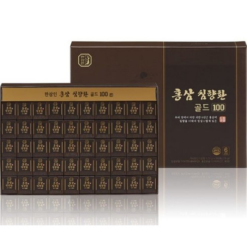 한삼인 홍삼침향환골드 100환 x 1세트, 100정, 3.75g, 1개