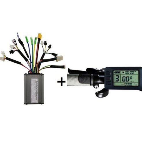 KT Ebike 모터 컨트롤러 LCD led 디스플레이 Kunteng 36V 48V Lcd3 lcd4 890 LCD7 전기 자전거 디스플레이 제어 103278, 22A LCD7C Set