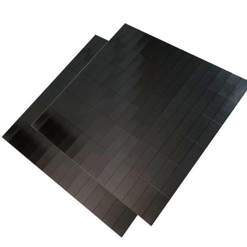 [제이스마그네트] 접착 조각 고무자석 시트 300x300 판, 2p세트 50x20x1T_180조각, -