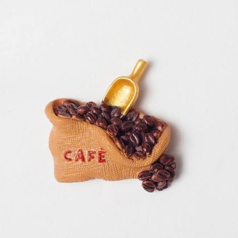 FREELIFE 냉장고 자석 세트 귀여운 3D JO-494, coffee bean-284