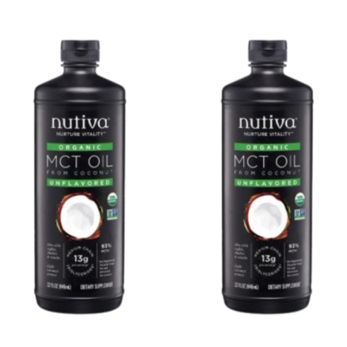 [Nutiva] 오가닉 MCT 오일 코코넛 추출 무향 946 ml 2 SET, 1.892L, 1개