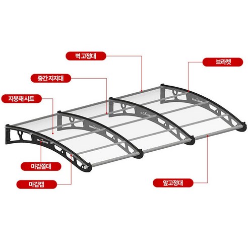 차량, 파티오, 테라스 등 다양한 야외 공간을 보호하는 완벽한 차양