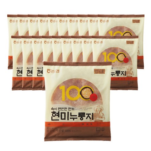 농협 밥심 누룽지 150g, 현미 누룽지 20개
