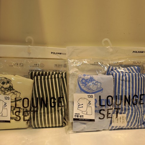 아이들의 꿈나라를 더욱 포근하게: 폴햄키즈 부들 반팔 라운지 세트 홈웨어 폴햄키즈잠옷