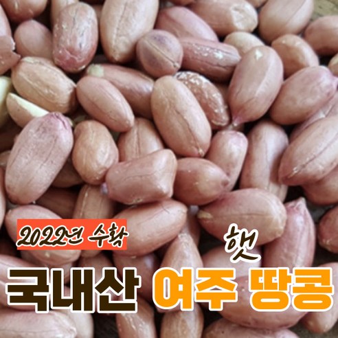 [산지직송] 국산 여주땅콩 생땅콩 국내산 볶은, 생 땅콩, 1개, 1kg