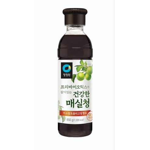 프리바이오틱스가 살아있는 청정원 건강한 매실청, 1개, 650g