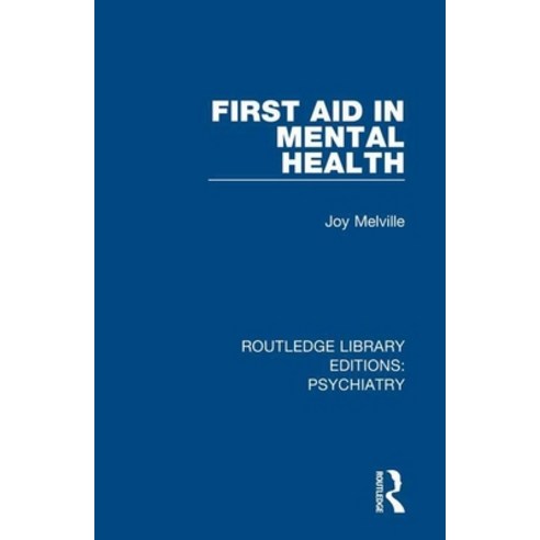 First Aid in Mental Health Paperback, Routledge, English, 9781138344877