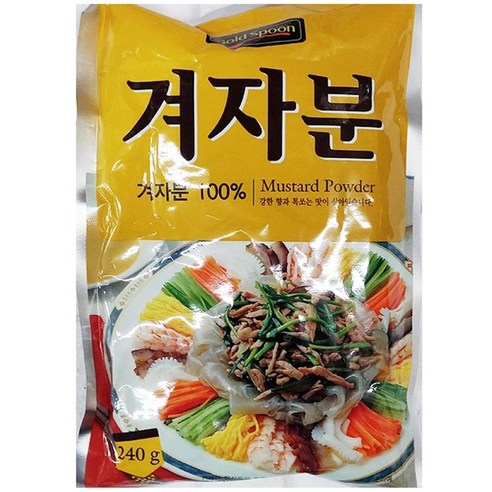 100% 겨자분 240gX10 대량 가루 분말 파우더 업소용 벌크 납품용 식당, 240g, 1개