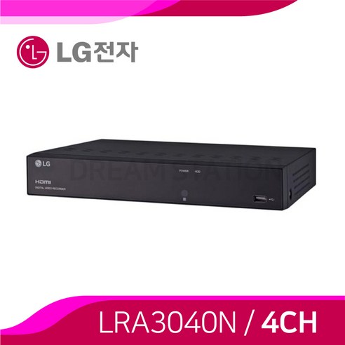 LG전자 AHD SD호환 200만화소 4채널 LRA3040N CCTV DVR 녹화기