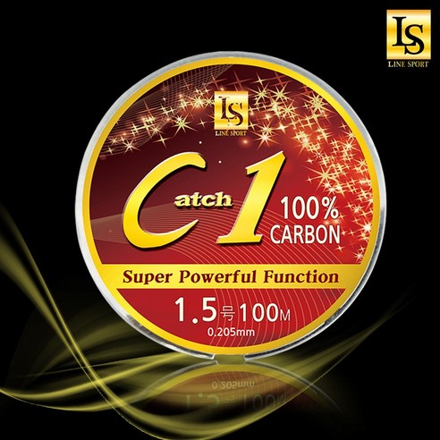 LS C-1 후로로 카본 목줄 100m 0.8호 1호 1.5호 1.75호 2호 2.5호 3호 4호 5호바다 낚시줄 감성돔줄 바다 민물, 선택1 C-1카본목줄, 1개