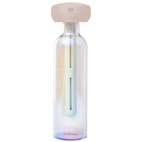 BBB트리플블랙 무선 유리병 가습기 0.5L (파우치 증정), BBB-HUS050P(화이트)