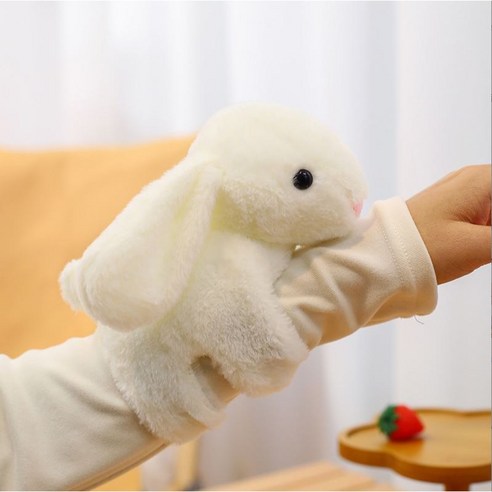 [귀여운 차량꾸미기] 차량 자전거 핸들바 동물 자석인형 9종, 1개, 토끼(화이트)