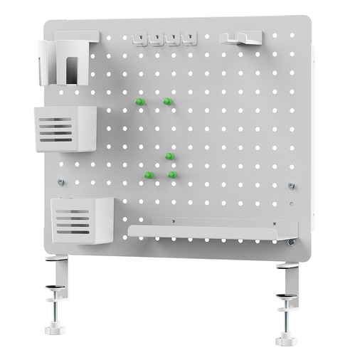 엔산마운트 PEG520(B/W) 페그보드 책상타공판 보드 악세서리, 화이트