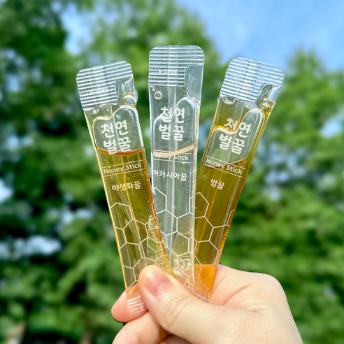 꿀스틱 100% 국산 천연벌꿀 허니스틱, 야생화꿀, 1박스, 100포